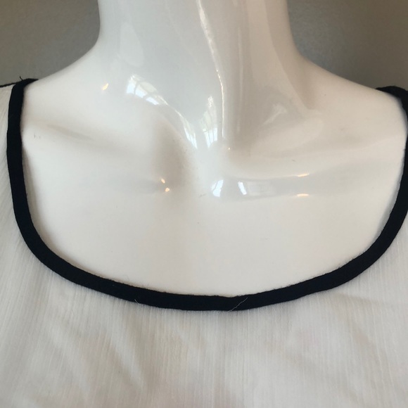 Oversized silk screen effect tee solid black back - Picture 3 of 7